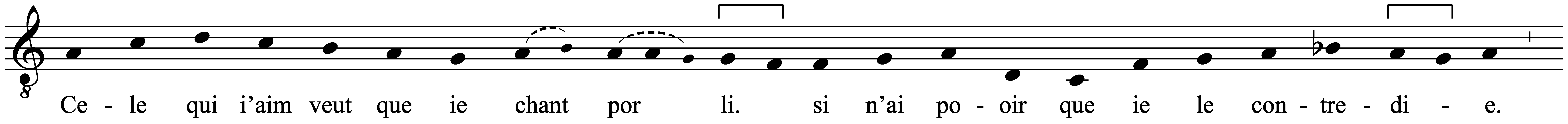 Work musical notation
